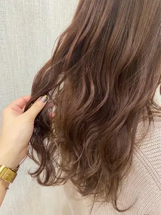ロング カラー ヘアアレンジ 髪質改善×透明感× 艶髪🥀HIYORIのヘアスタイル