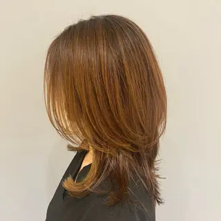 セミロング ase.糸島店所属・UEDA AYAのヘアスタイル