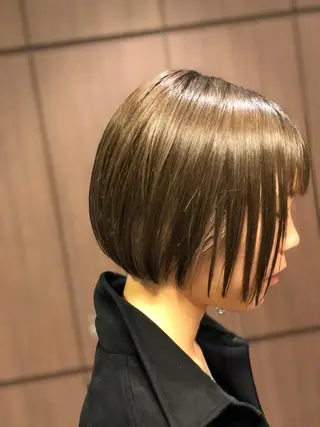 ショート 大人艶カラー/ ショートカット　辻岡のヘアスタイル