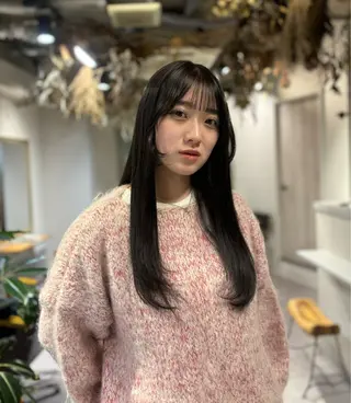 ロング 【ブリーチラベンダー の神様】💗髙島隆世のヘアスタイル