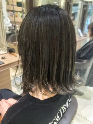 ミディアム カラー はだゆうき @hadadan08のヘアスタイル