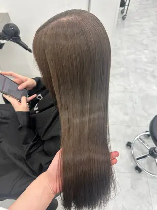 ロング カラー 🤍上品韓国ガーリー 🤍ひとみ🤍のヘアスタイル