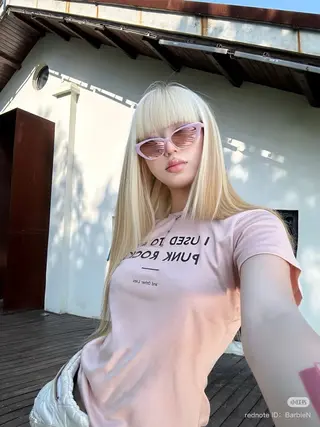 カラー 表参道/ハイトーン/ misaki🎀のヘアスタイル