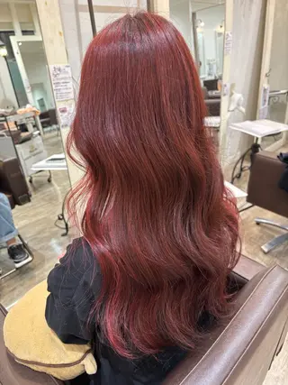 ロング カラー hina /大曽根駅のヘアスタイル