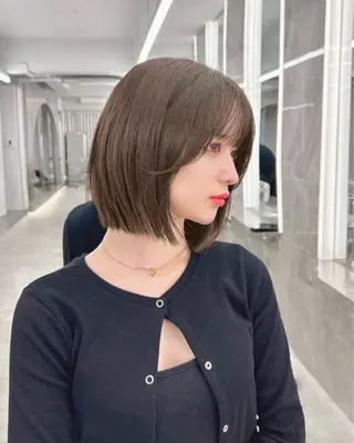 ショート 韓国顔まわり/前髪 /レイヤー/いつきのヘアスタイル