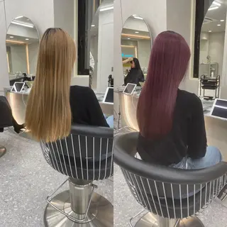 ロング カラー 《髪質改善✖️オリー ブ🧸》小嶋拓也のヘアスタイル