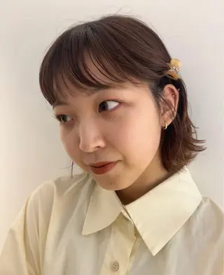 ミディアム Ata.所属・kubo nozomiのヘアスタイル