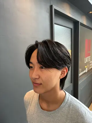 パーマ メンズ LATTE 伊勢崎所属・金子 巧のヘアスタイル