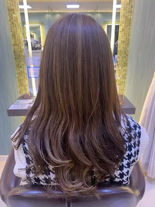 ロング カラー ✨垢抜け✨3Dカラー 山本美侑のヘアスタイル