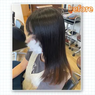 セミロング アミーベル🧸🧡 井口店✂️しおりのヘアスタイル