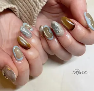 ネイル revia所属・ERI Nailistのネイルデザイン