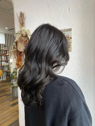 ロング カラー 🌸小掛🌸 豊橋外国人風カラーのヘアスタイル