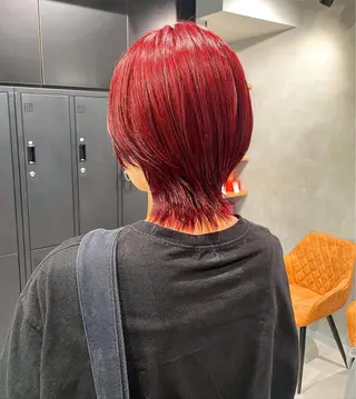 ミディアム カラー 暖色レイヤー 🥀REIRIのヘアスタイル