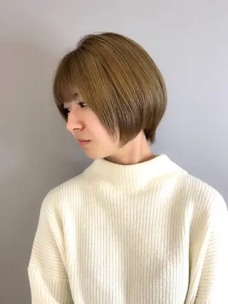 ショート カラー Grow by NYNY 坂本 理輝のヘアスタイル