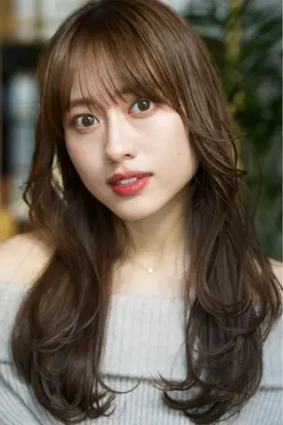 セミロング 美髪改善ストレート/ 植村友哉のヘアスタイル