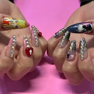 ネイル かわいいおつめ アサイのネイルデザイン