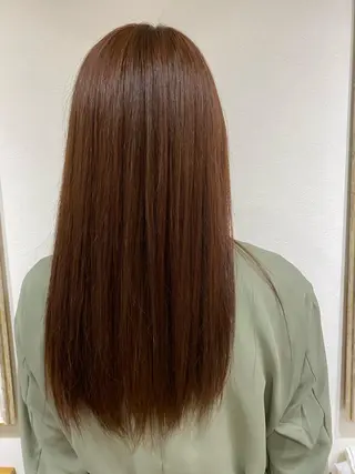 ロング カラー 佐治 梨乃のヘアスタイル