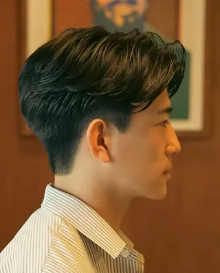 ショート パーマ メンズ メンズカット募集中 いわたもえのヘアスタイル