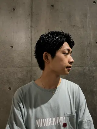ショート メンズスタイリスト リュウジのヘアスタイル