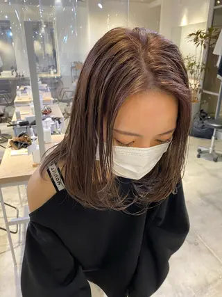 ミディアム カラー pino.【ピノ】所属・pino代表ナガタ ユースケ/荻窪美容室のヘアスタイル