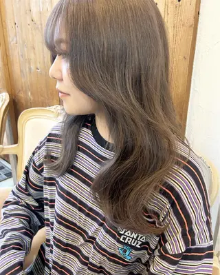 セミロング 剣持友希/ifh iizuka/高崎のヘアスタイル