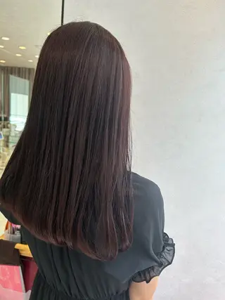 セミロング カラー 🍀富久 永梨🧸のヘアスタイル
