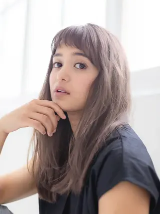 ロング パーマ カラー VALLET 志木店のヘアスタイル