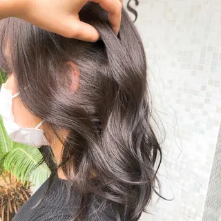 セミロング カラー ヘアアレンジ サービス満足度 No1👑植田愛夕のヘアスタイル
