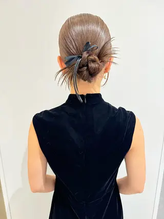 セミロング ヘアアレンジ ヘアアレンジ支持率 No.1🥇RIKOのヘアスタイル