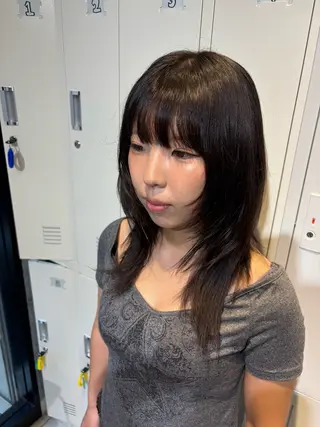 セミロング 韓国レイヤー/カラー 🐈‍⬛💗miyuのヘアスタイル