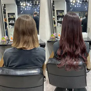 ロング カラー ヘアアレンジ ar+ ❤︎ maiのヘアスタイル