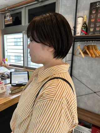 ショート C’LD hair  produce /シールドヘア所属・モテ髪/ボブ/ショー ト/アダチフウトのヘアスタイル