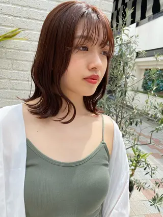 ミディアム カラー アレンジ指名 no.1✨ｈａｋｏのヘアスタイル