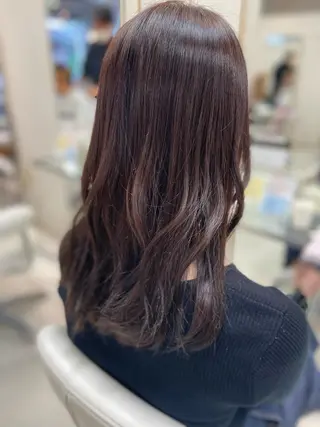 ロング カラー 菊地 美憂のヘアスタイル