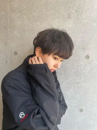 ショート 🧸レイヤーカット 🤎店長anju🪽のヘアスタイル