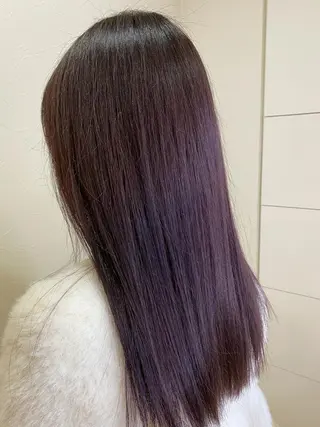 セミロング カラー カラー特化型美容師 保住のヘアスタイル