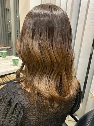 ミディアム カラー 増子 祐太朗のヘアスタイル