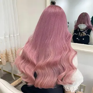ロング ブリーチカラー AYANEのヘアスタイル