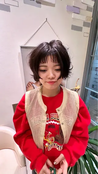 ショート パーマ YUIKA .のヘアスタイル