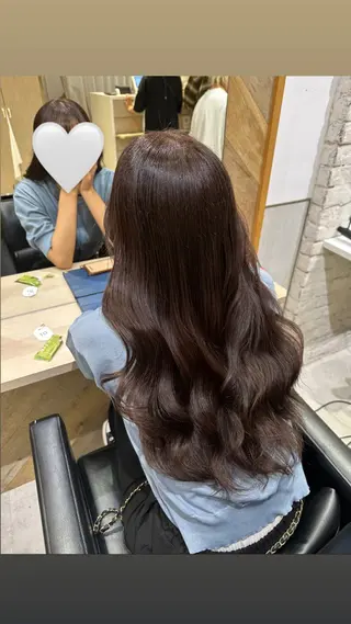 ロング カラー 🖤KURUMI🖤 潤艶・髪質改善のヘアスタイル