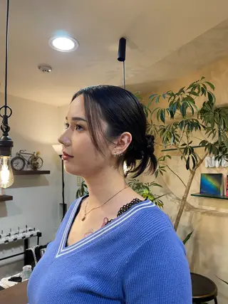 ミディアム カラー ヘアアレンジ 🔆カットパーマ• メンズ特化🔆のヘアスタイル