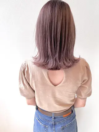 セミロング MYRTLE TSUNODAのヘアスタイル