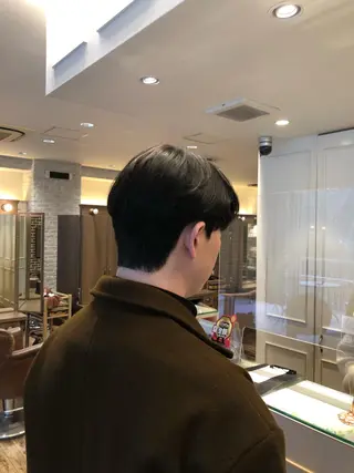 メンズ 韓国メンズヘア シンユウのヘアスタイル