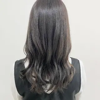セミロング カラー お洒落パーマ/ 艶カラー/michiのヘアスタイル