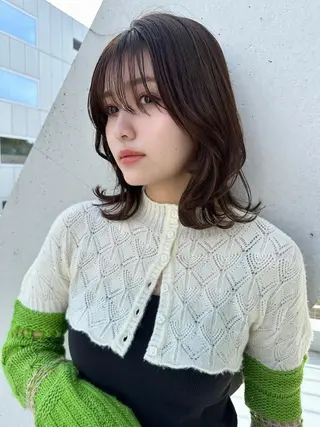 ミディアム カラー *【モデル募集】池 袋ACADEMY🍬のヘアスタイル