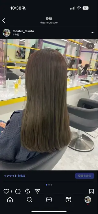 ロング カラー 寒色カラー❄️🩶 takutoのヘアスタイル