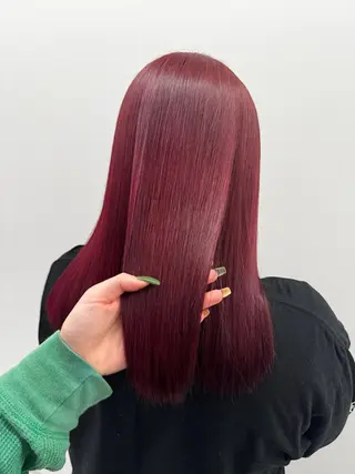 カラー ブリーチ・縮毛矯正 三島佳音のヘアスタイル