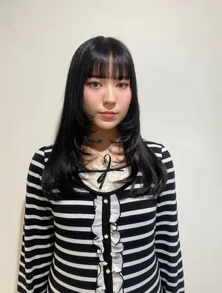 カラー AO所属・RISAKO 艶髪モテヘア🎀府中のヘアスタイル