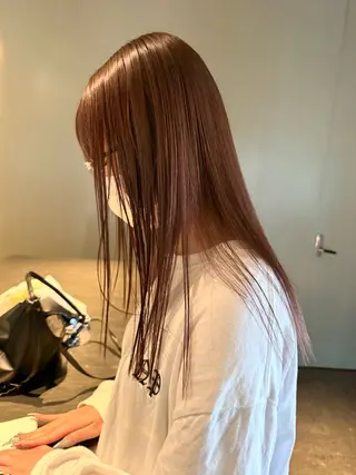 セミロング カラー LECLAIRE所属・加藤 李奈のヘアスタイル