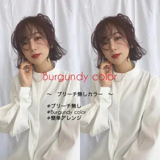 ミディアム カラー nambu-GARDEN所属・上田 昂雅のヘアスタイル